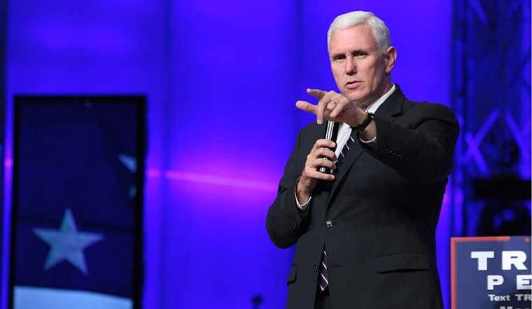 At Denison Stop, Pence Hails Iran Strike And 'Did My Duty' On Jan. 6