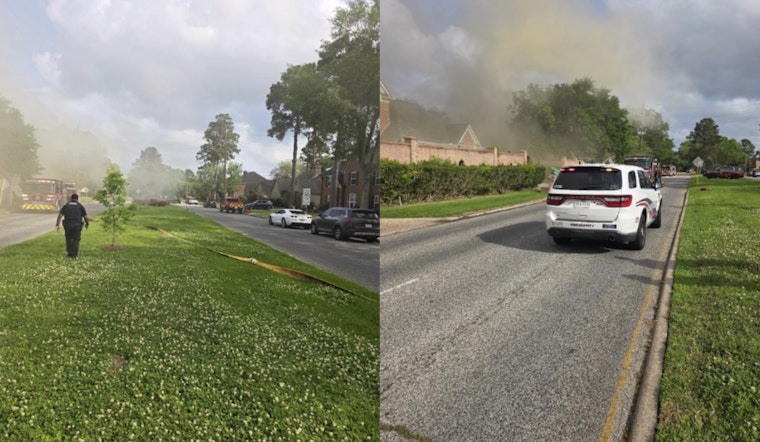 Atascocita House Blaze Draws Constable Convoy, Clogs Neighborhood Streets
