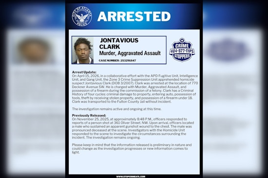 Atlanta Teen Busted In Deadly Oliver Street Shooting