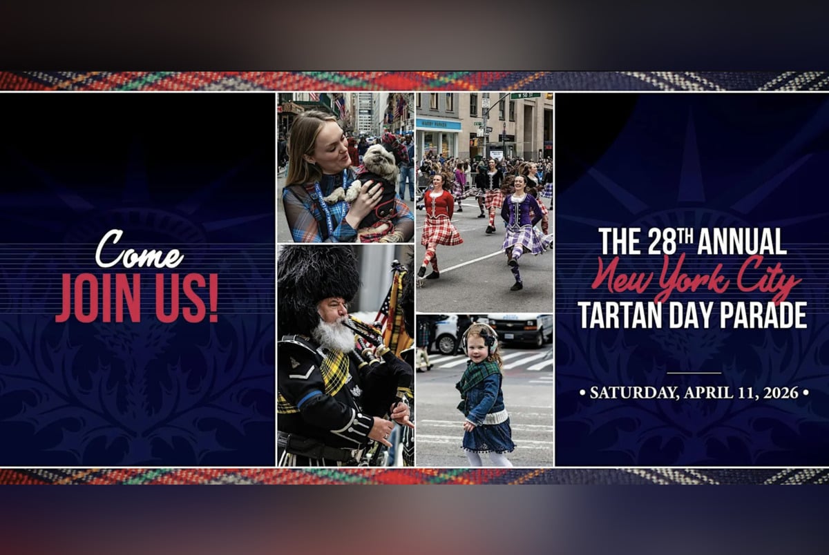 Sixth Avenue Closed For NYC Tartan Day Parade
