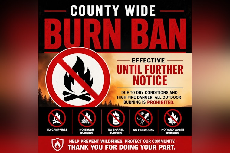 Baker County Slaps Tough Burn Ban On Backyard Blazes As Drought Bites