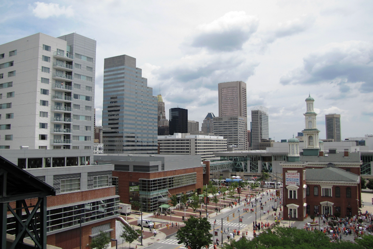 Baltimore Wakes To Raw Chill, Nagging Drizzle And Bay Chop