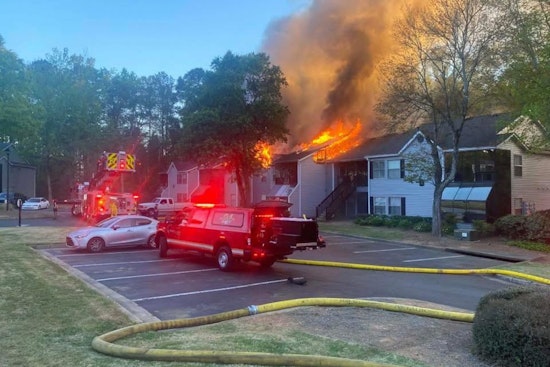 Bang, Then Flames: Roswell Apartment Inferno Blasts Through Roof, Displaces Residents