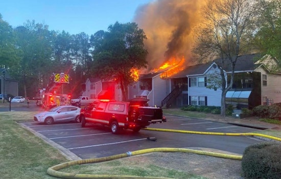 Bang, Then Flames: Roswell Apartment Inferno Blasts Through Roof, Displaces Residents