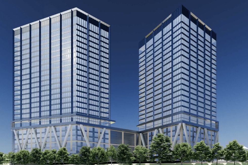 Bayonne Greenlights Twin 300-Foot Towers On South Cove Waterfront