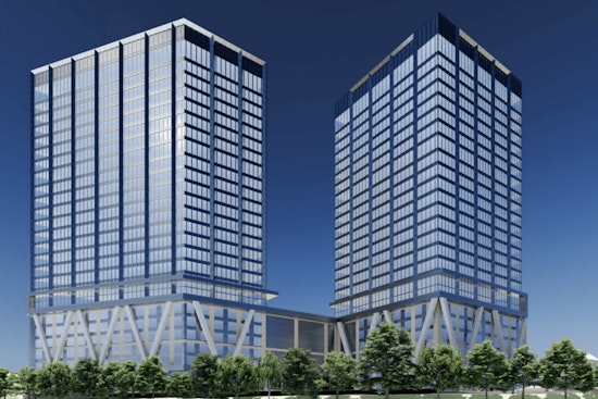 Bayonne Greenlights Twin 300-Foot Towers On South Cove Waterfront