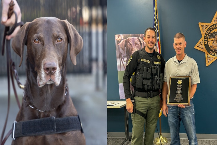 Beloved K-9 Blaze Bows Out As Multnomah County Deputy Retires