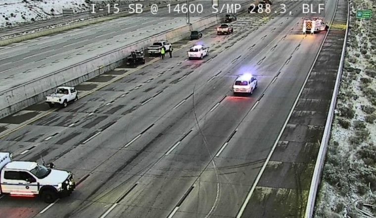 Black Ice Chaos Turns I-80 and I-15 Into Rush-Hour Demolition Derby
