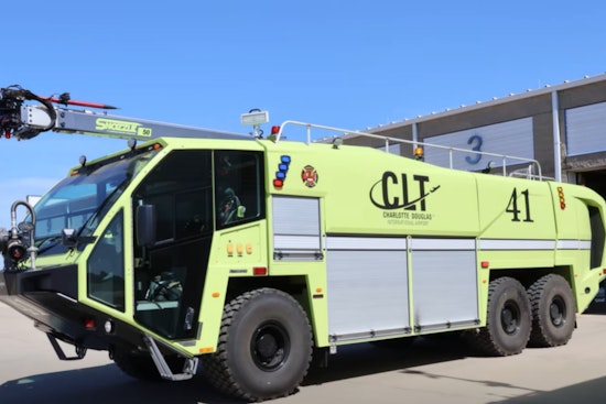 Blaze Trucks Roar At CLT As Charlotte Fire Puts Airport Muscle On Display