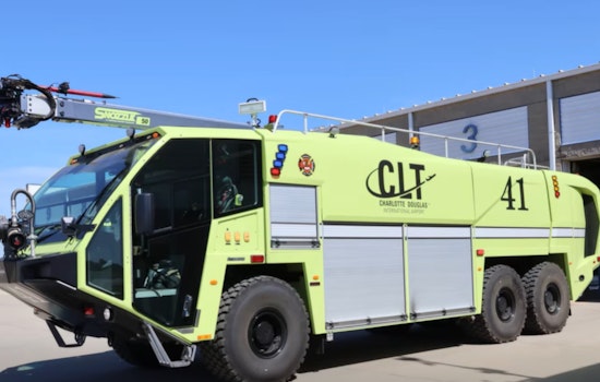 Blaze Trucks Roar At CLT As Charlotte Fire Puts Airport Muscle On Display