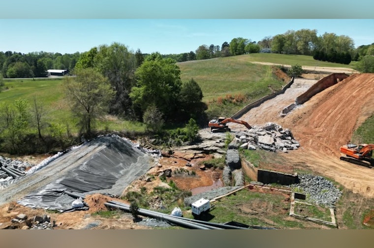 Boom Time At Kannapolis Lake As Dam Fix Kicks Off With Test Blast
