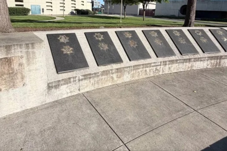Brazen Thieves Strip Fairfield Officer Memorial Of Bronze Stars