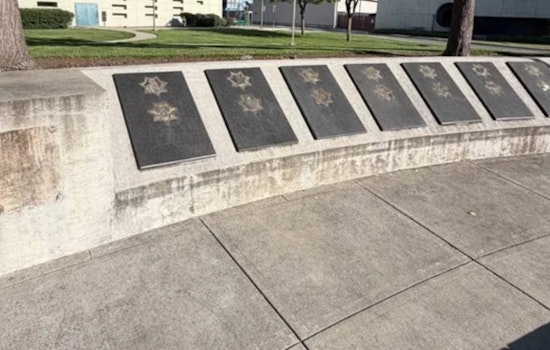 Brazen Thieves Strip Fairfield Officer Memorial Of Bronze Stars