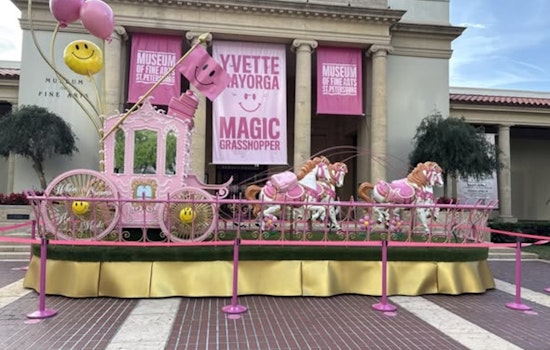 Brazen Thieves Strip Magic Grasshopper Outside St. Pete Museum