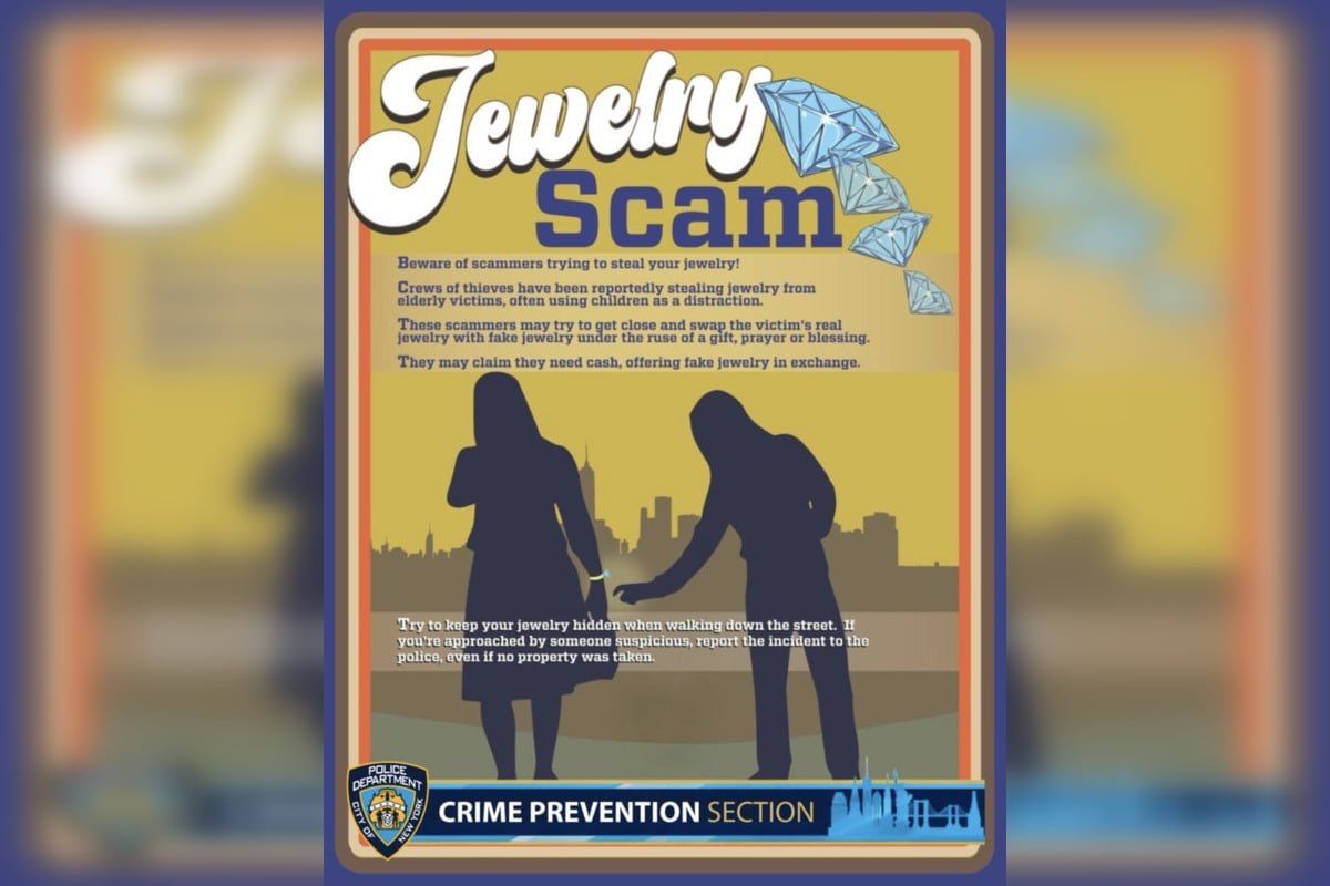 NYPD Warns Jewelry-Swap Scam Hits Downtown Brooklyn