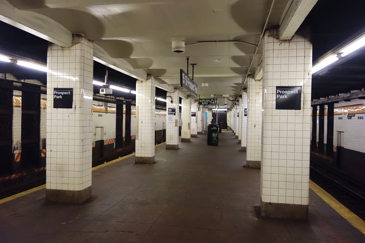 Park Slope's 7th Ave Spitter Roams Stations