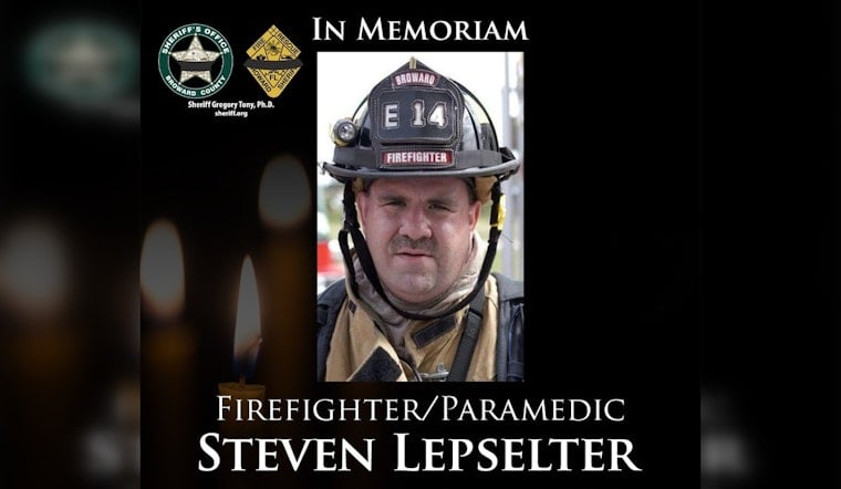 Broward Reels As Veteran Firefighter Dies On Duty