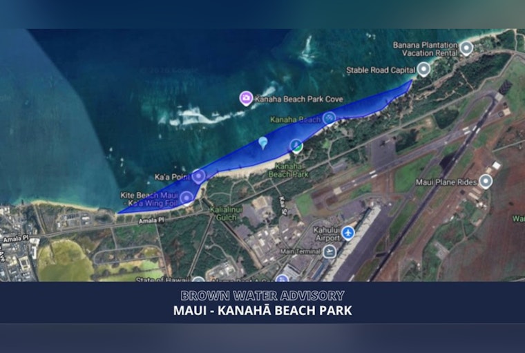 Brown Water Scare Soaks Kanahā Beach Park In Kahului