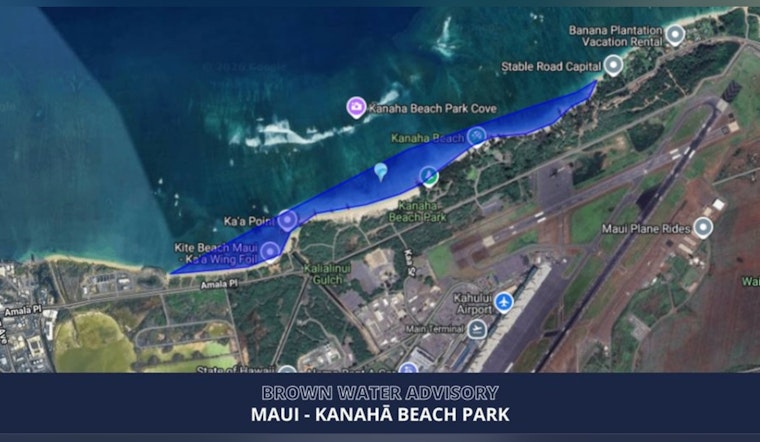 Brown Water Scare Soaks Kanahā Beach Park In Kahului