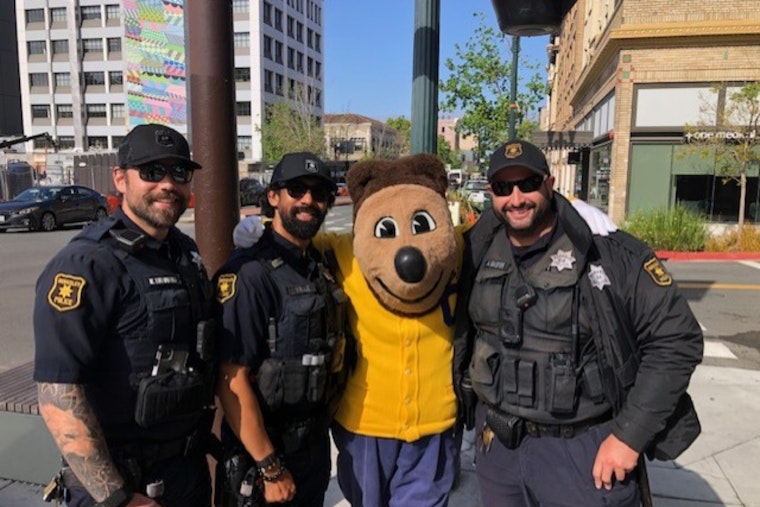 Burgers, Badges and Bears: Berkeley Cops Pack Shake Shack Opening