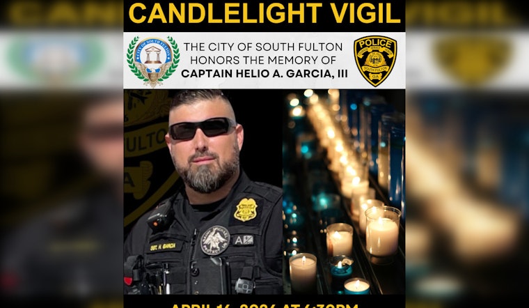 Candlelit Heartbreak In South Fulton As City Marks 1 Year Since Capt. Helio Garcia’s Fatal Crash