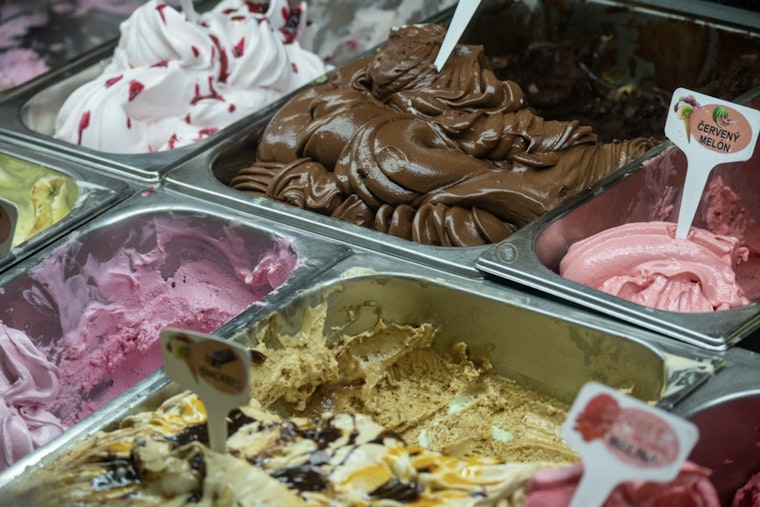 Cherry-Red Fiat Rolls Into Dumbo With Old-School Gelato
