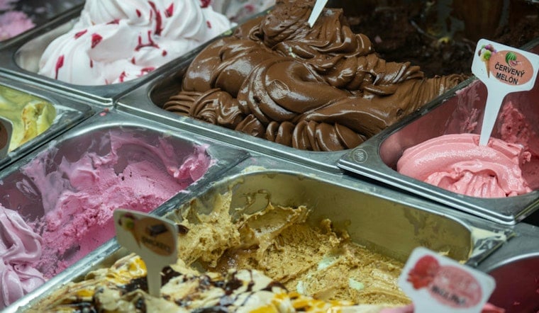 Cherry-Red Fiat Rolls Into Dumbo With Old-School Gelato