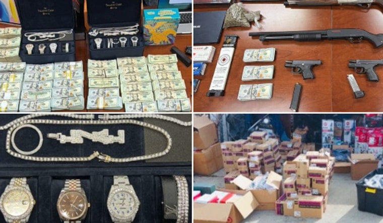 Chicago Police Recover Nine Guns and More Than $280K