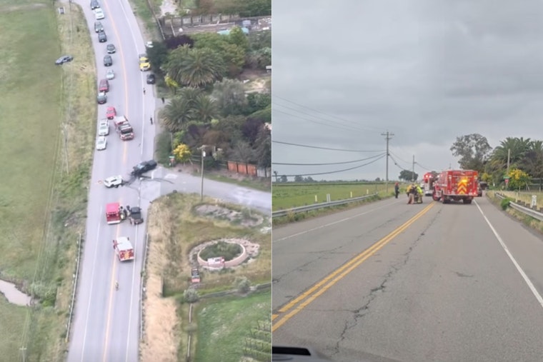 Chopper Rushes Crash Victim From Brutal Arnold Drive Head-On In Sonoma