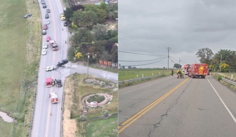 Chopper Rushes Crash Victim From Brutal Arnold Drive Head-On In Sonoma