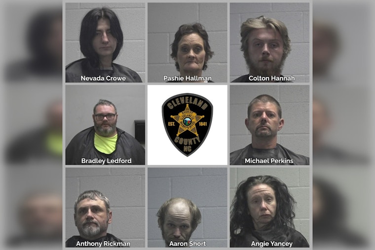 Cleveland County Drug Sweep Nets Eight As Deputies Turn Up Heat On Street Trade