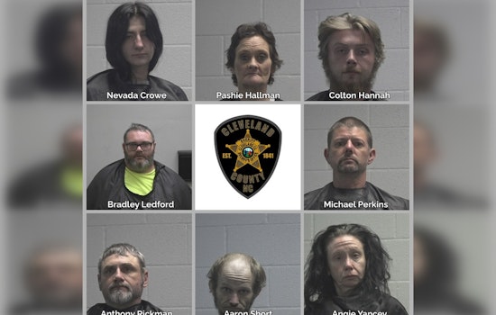 Cleveland County Drug Sweep Nets Eight As Deputies Turn Up Heat On Street Trade