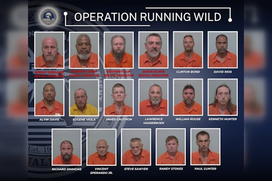 Columbia County Dragnet Snares 17 Sex Offenders in Four-Day Sweep
