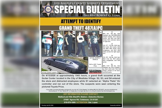 Crew Pulls Off Westlake Village Guitar Center Heist, Detectives Seek Local Help