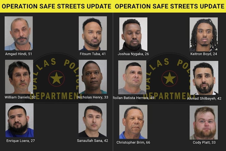 Dallas Sex-Sting Blitz Nabs 26 Alleged Johns in One-Day Sweep