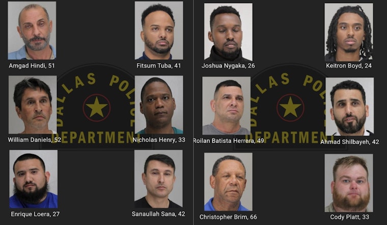 Dallas Sex-Sting Blitz Nabs 26 Alleged Johns in One-Day Sweep