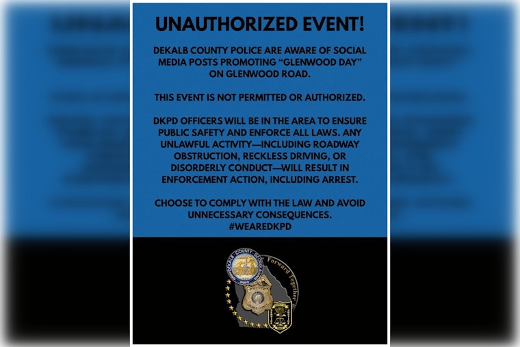 DeKalb Cops Gear Up To Stop 'Glenwood Day' Street Takeover