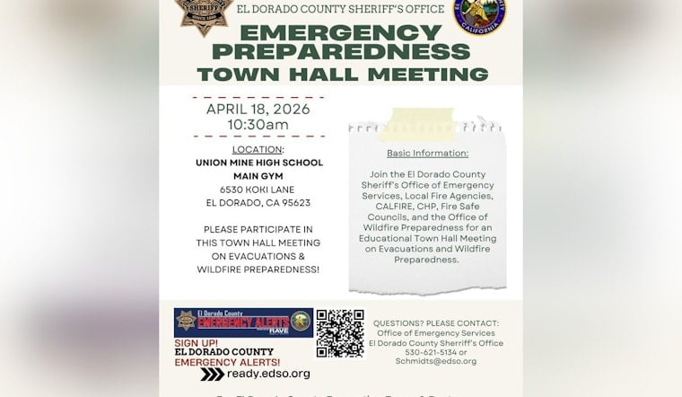 Diamond Springs Neighbors Tapped for Saturday ‘Evacuation’ Dry Run