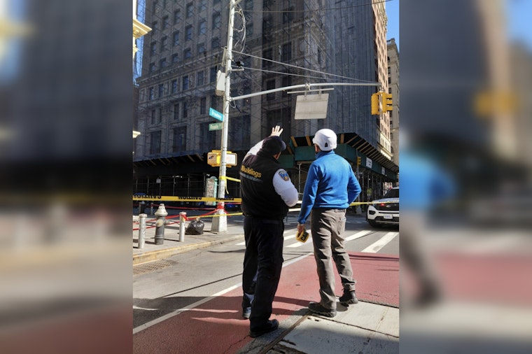 Downtown Scare As 16th-Floor Façade Crashes Near City Hall