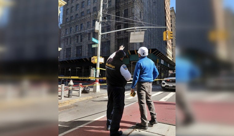 Downtown Scare As 16th-Floor Façade Crashes Near City Hall