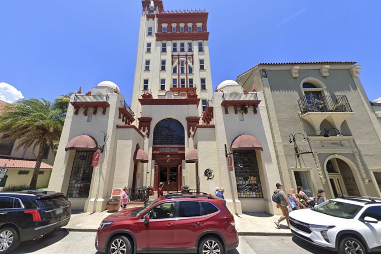 Downtown St. Augustine Bank Tower Poised To Become Flagler-Era Fantasy Hotel