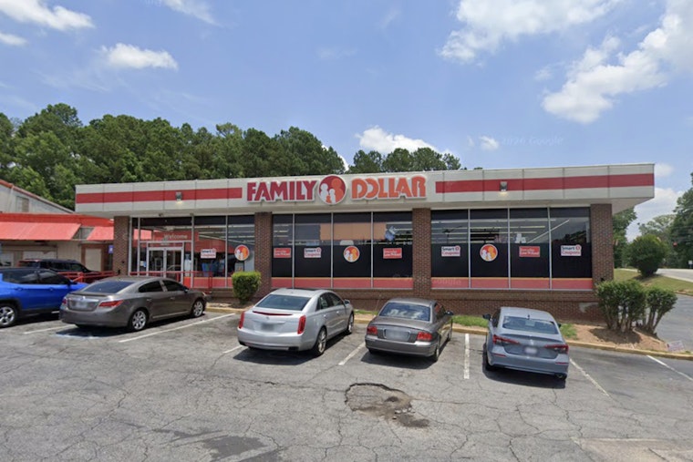 East Point Horror As Man Lunges Through Car Window At Family Dollar