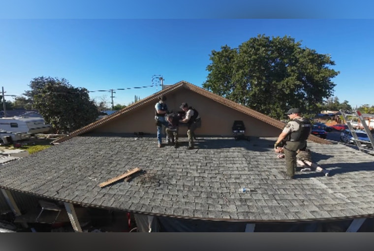 Empire Attic Bust, Drone And K9 Smoke Out Hiding Suspects