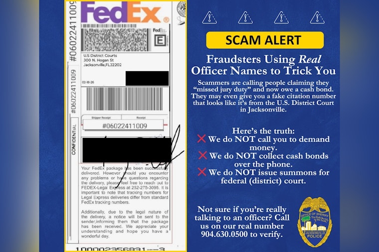 Fake Jury Duty Shakedown Calls Rattle Jacksonville