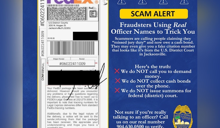 Fake Jury Duty Shakedown Calls Rattle Jacksonville