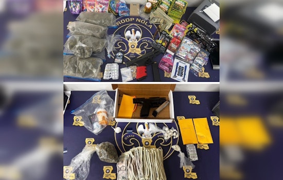 Fake Tag Stop in New Orleans Unravels Stash of Pills, Meth and Guns