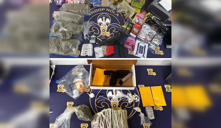 Fake Tag Stop in New Orleans Unravels Stash of Pills, Meth and Guns