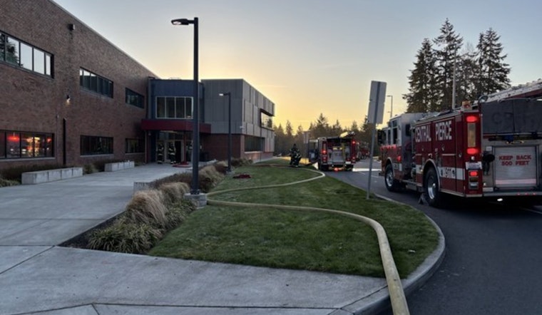 Spring Break Scare As Sprinklers Stop Blaze At Puyallup Junior High