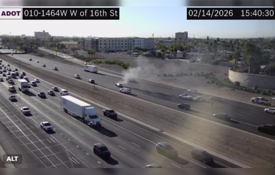 Flaming I-10 Wreck Turns Downtown Phoenix Rush Hour Into Parking Lot