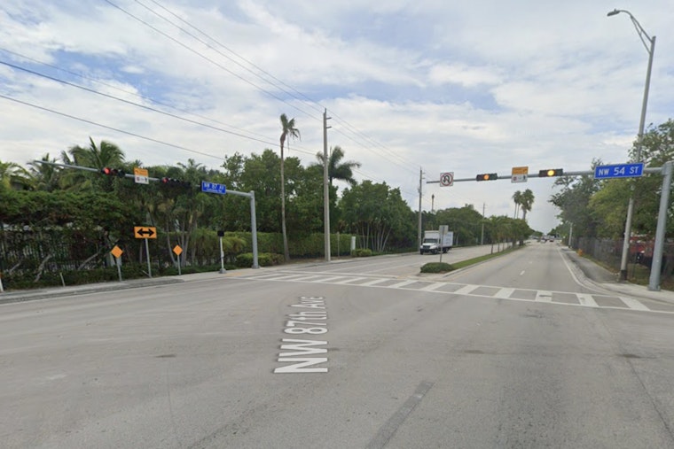 Fiery Wreck Leaves Two Dead on Busy Doral Crossroads